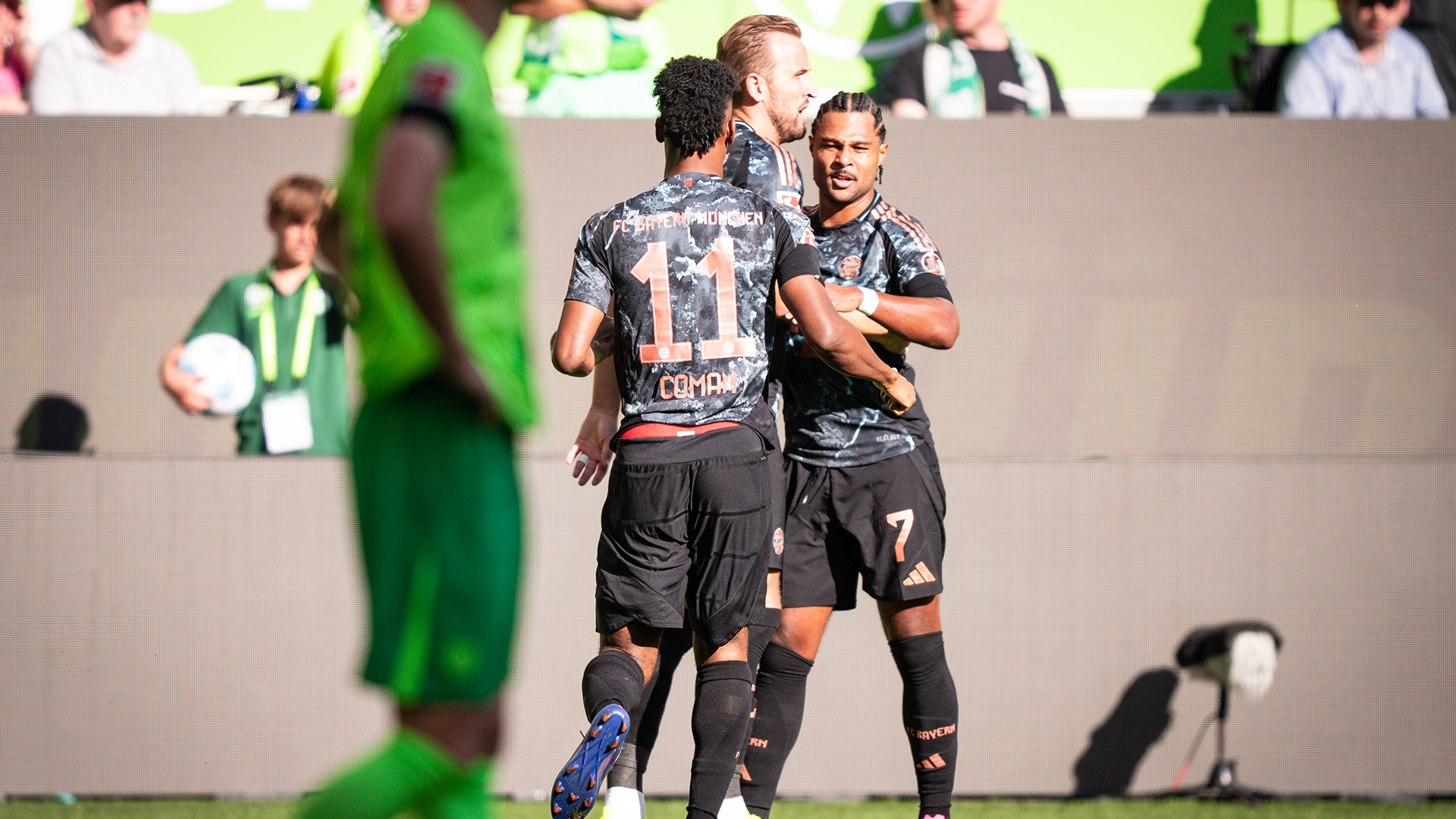 Serge Gnabry in the Bundesliga match at VfL Wolfsburg