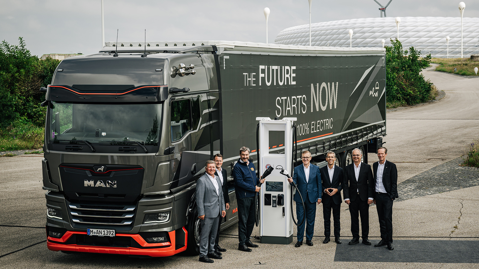 FC Bayern and MAN are building a charging hub at the Allianz Arena