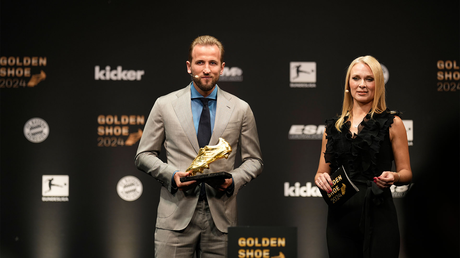 Harry Kane erhielt am Dienstag den Goldenen Schuh