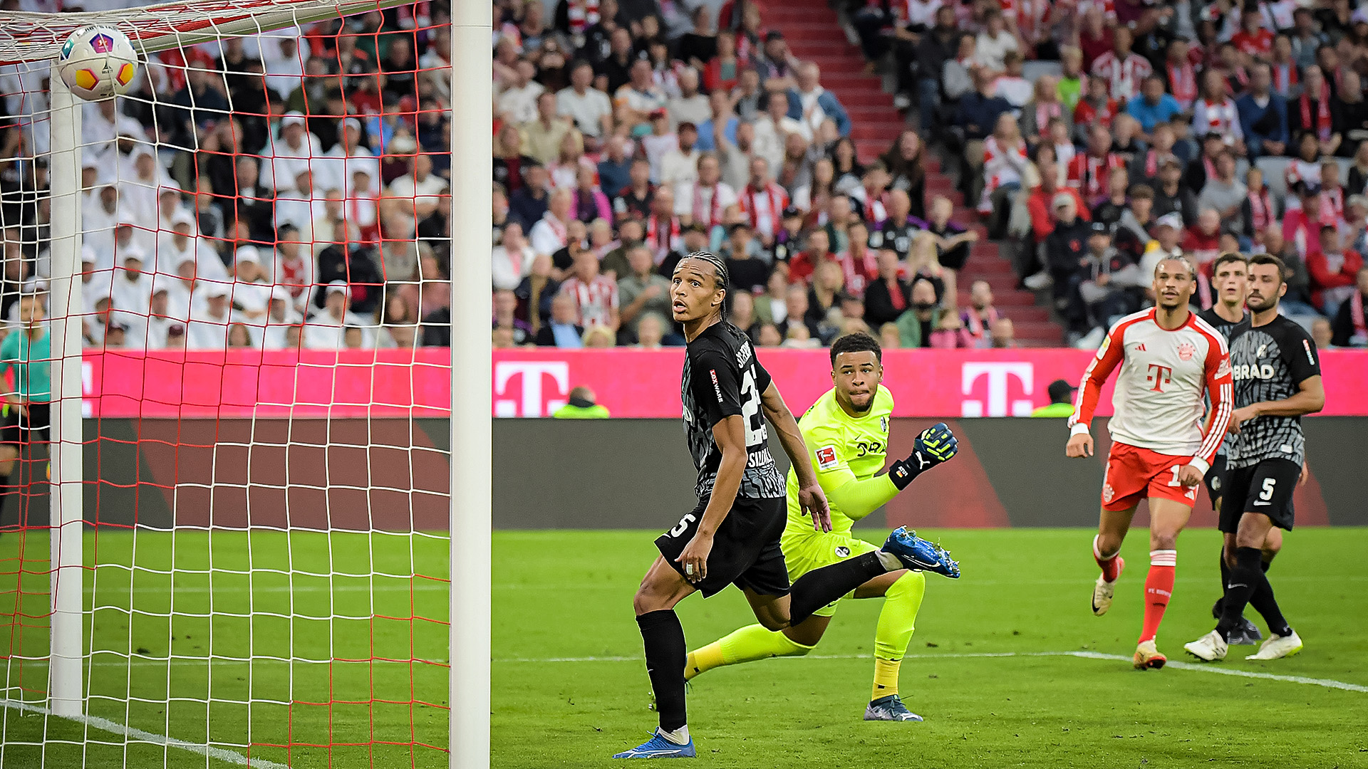 Leroy Sane vom FC Bayern im Heimspiel gegen den SC Freiburg