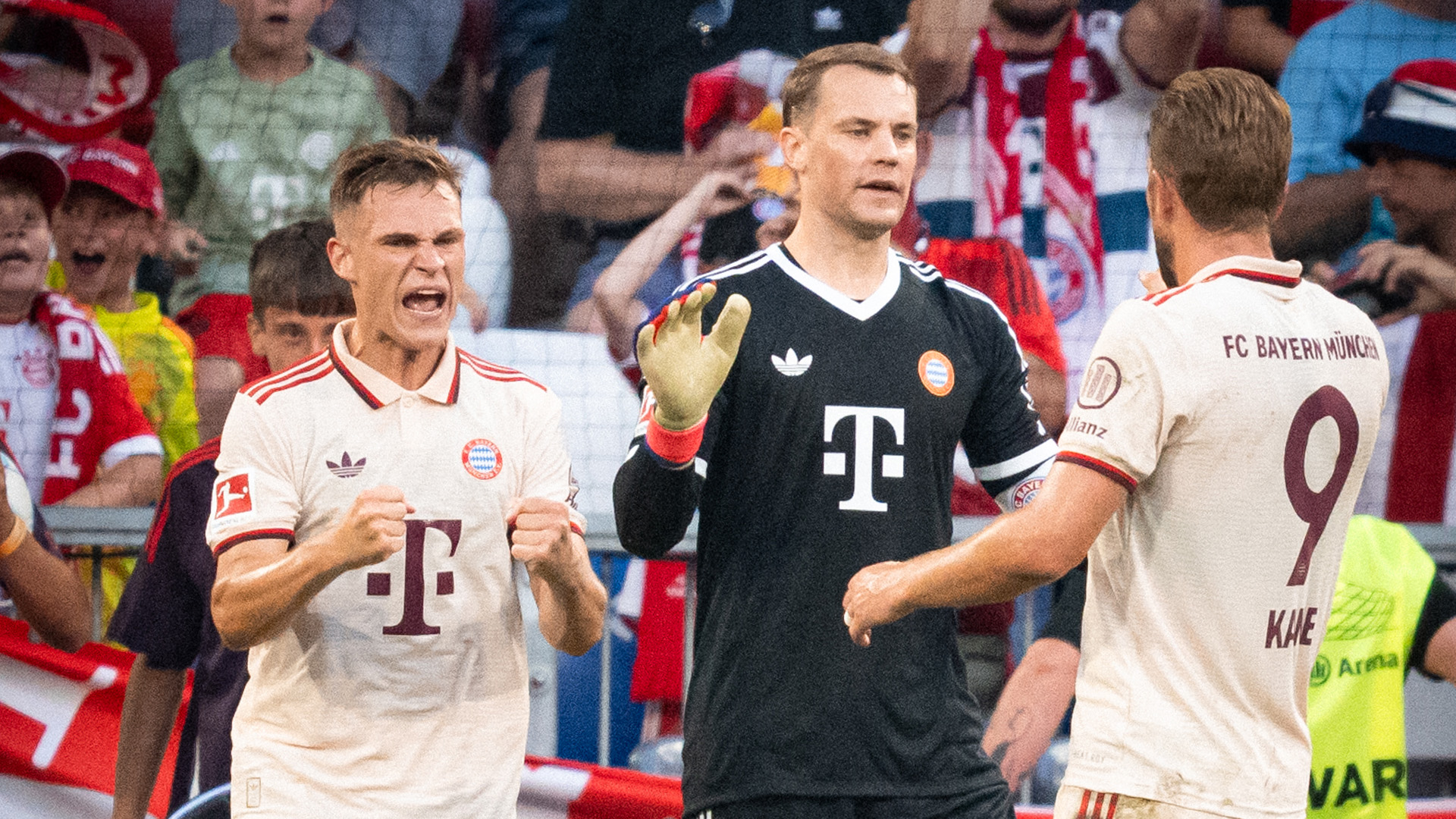 Joshua Kimmich after FC Bayern's home win against SC Freiburg