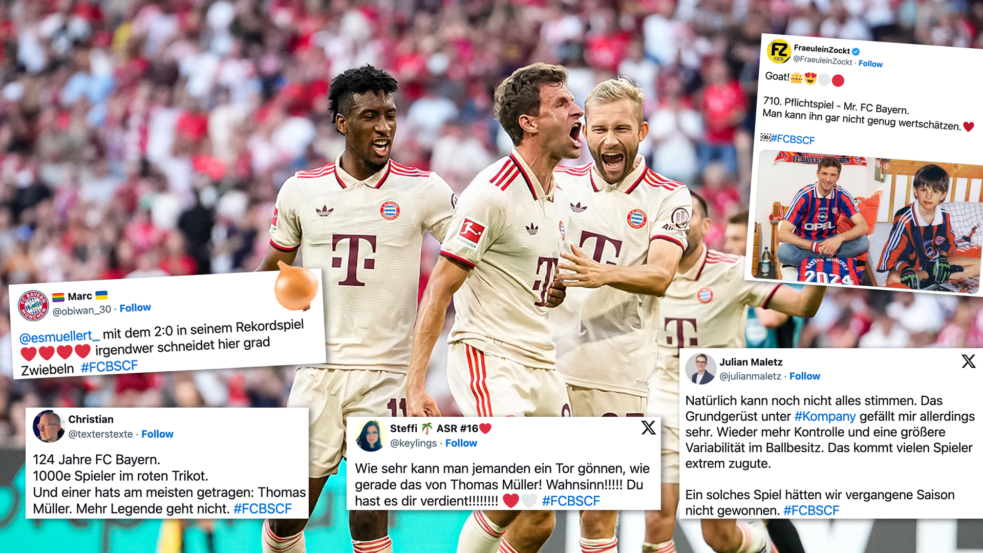 Die Tweets der FC Bayern-Fans zum 2:0 in der Allianz Arena gegen Freiburg.