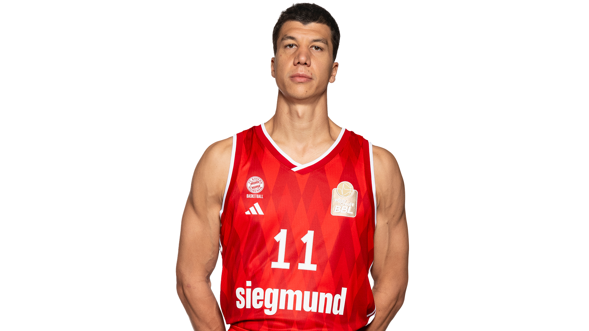 Vladimir Lucic ist seit 2022 der Kapitän des FC Bayern München Basketball.