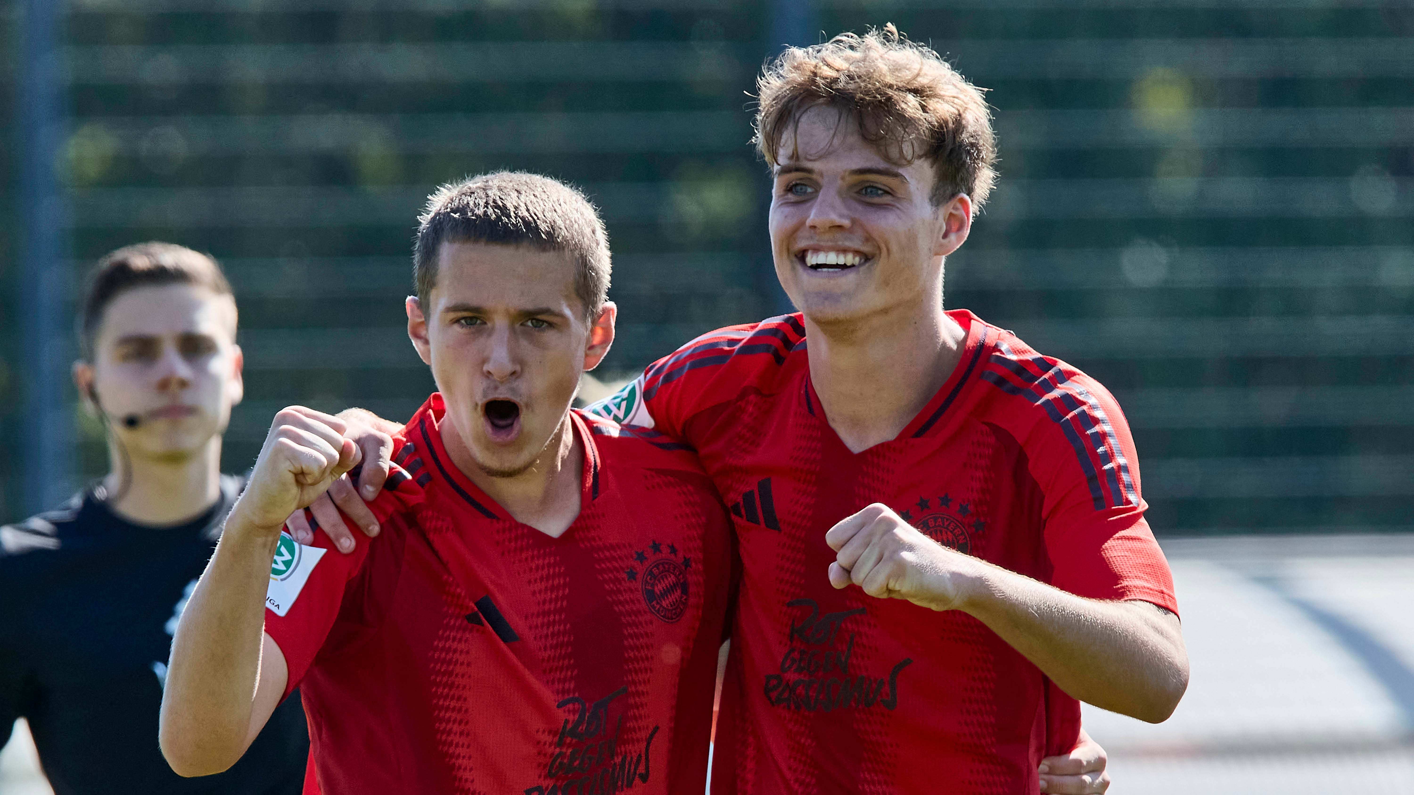 Jubel bei der FC Bayern U17