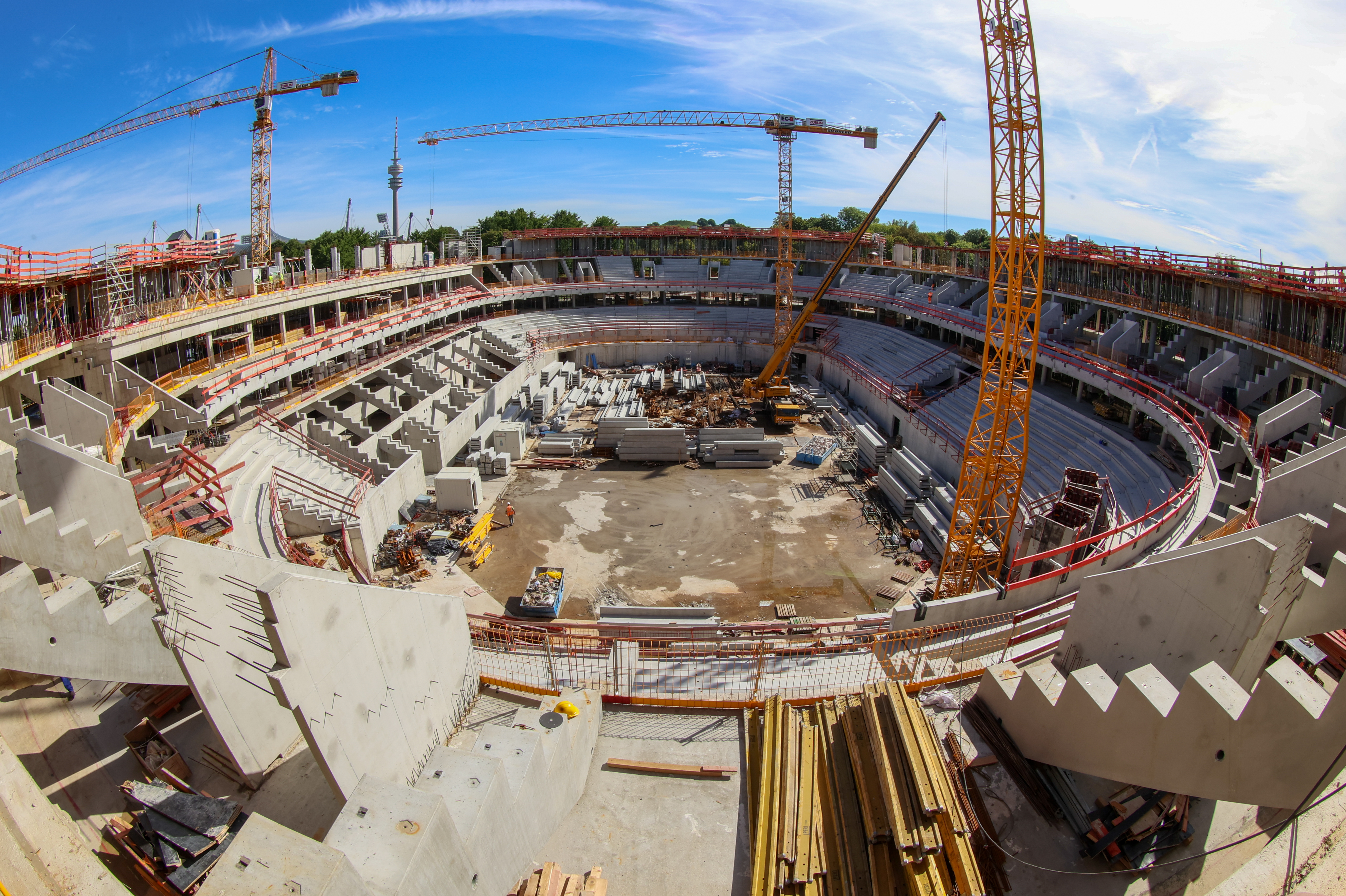 Der SAP Garden als Baustelle