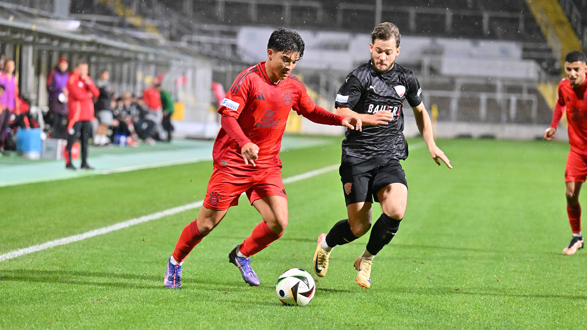 Angelo Brückner, im Spiel der FC Bayern Amateure gegen den TSV Buchbach