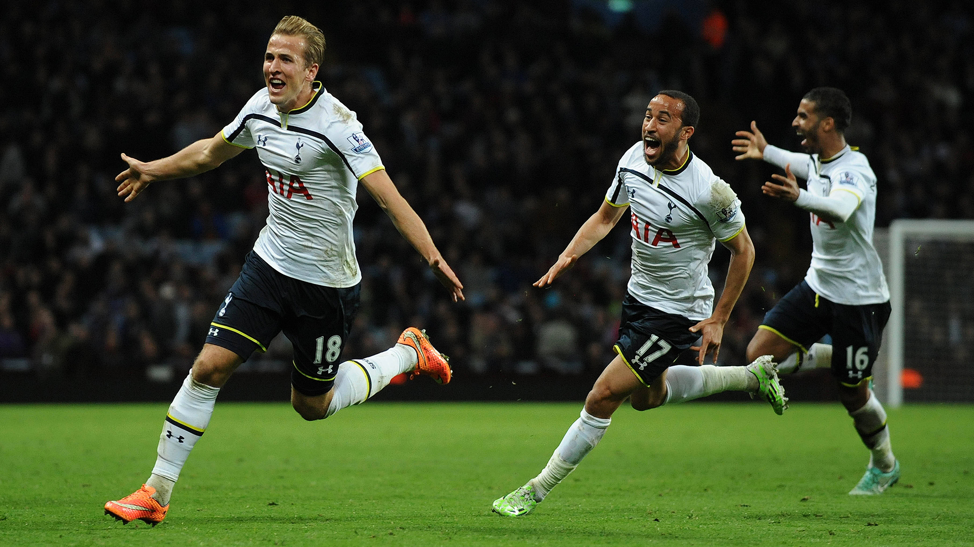 Harry Kane im Spiel zwischen Aston Villa und Tottenham Hotspur 2014