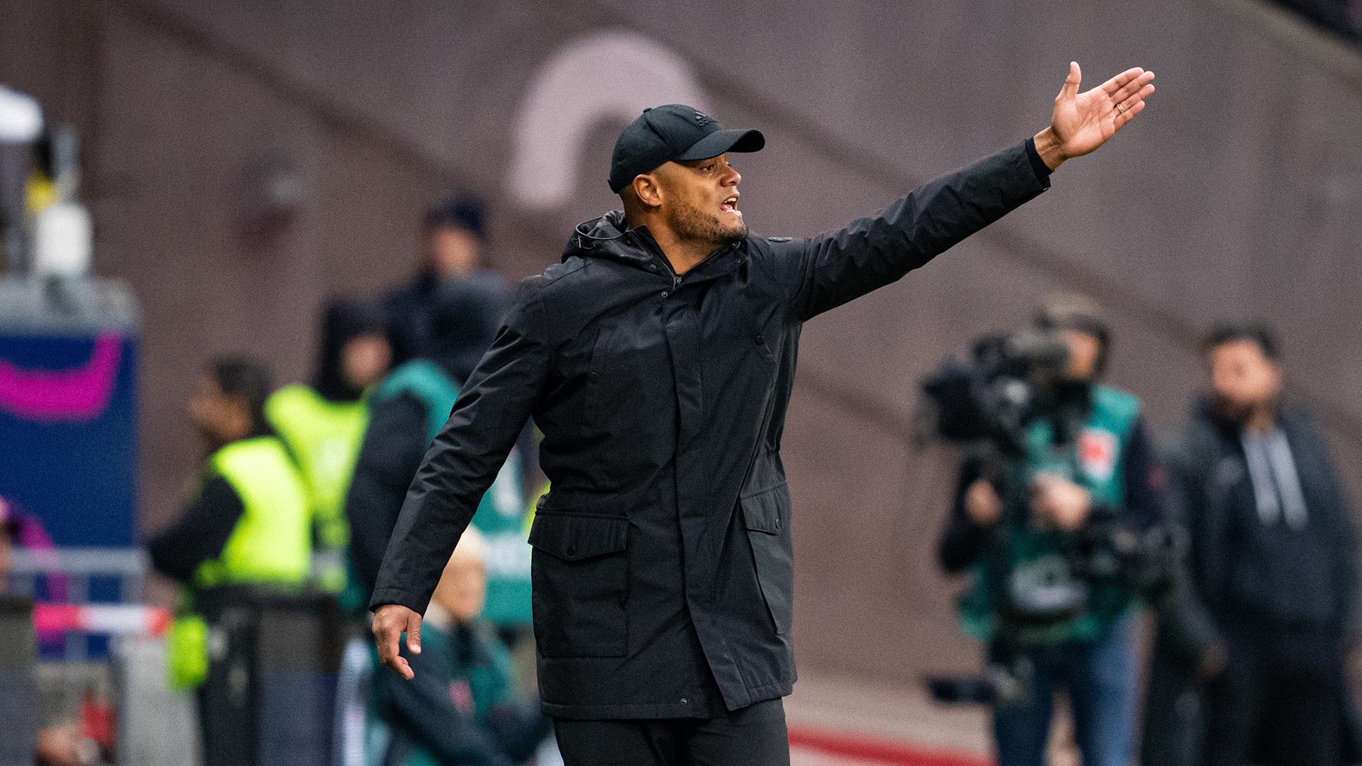 Vincent Kompany during the match against Eintracht Frankfurt