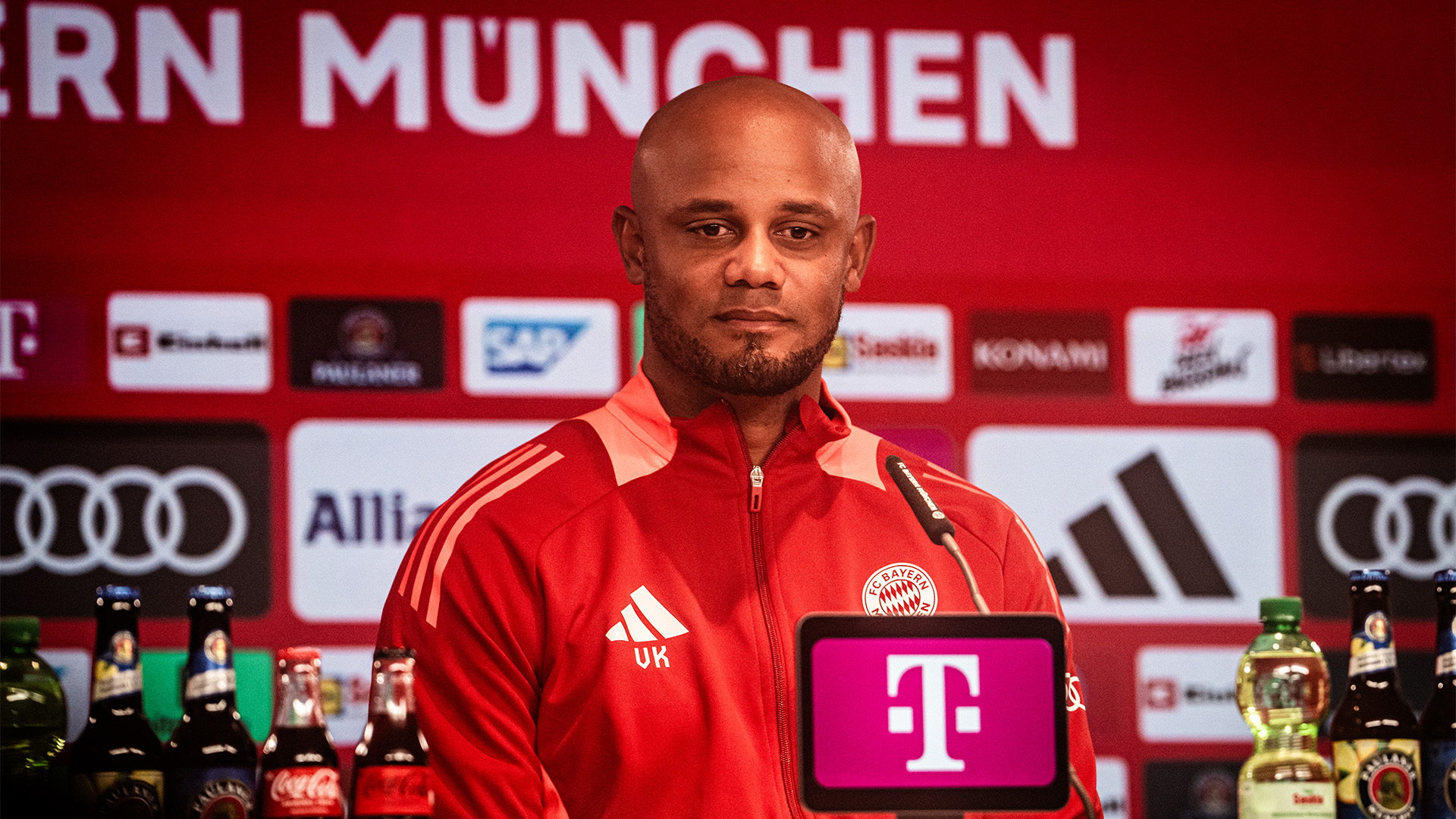 FC Bayern coach Vincent Kompany