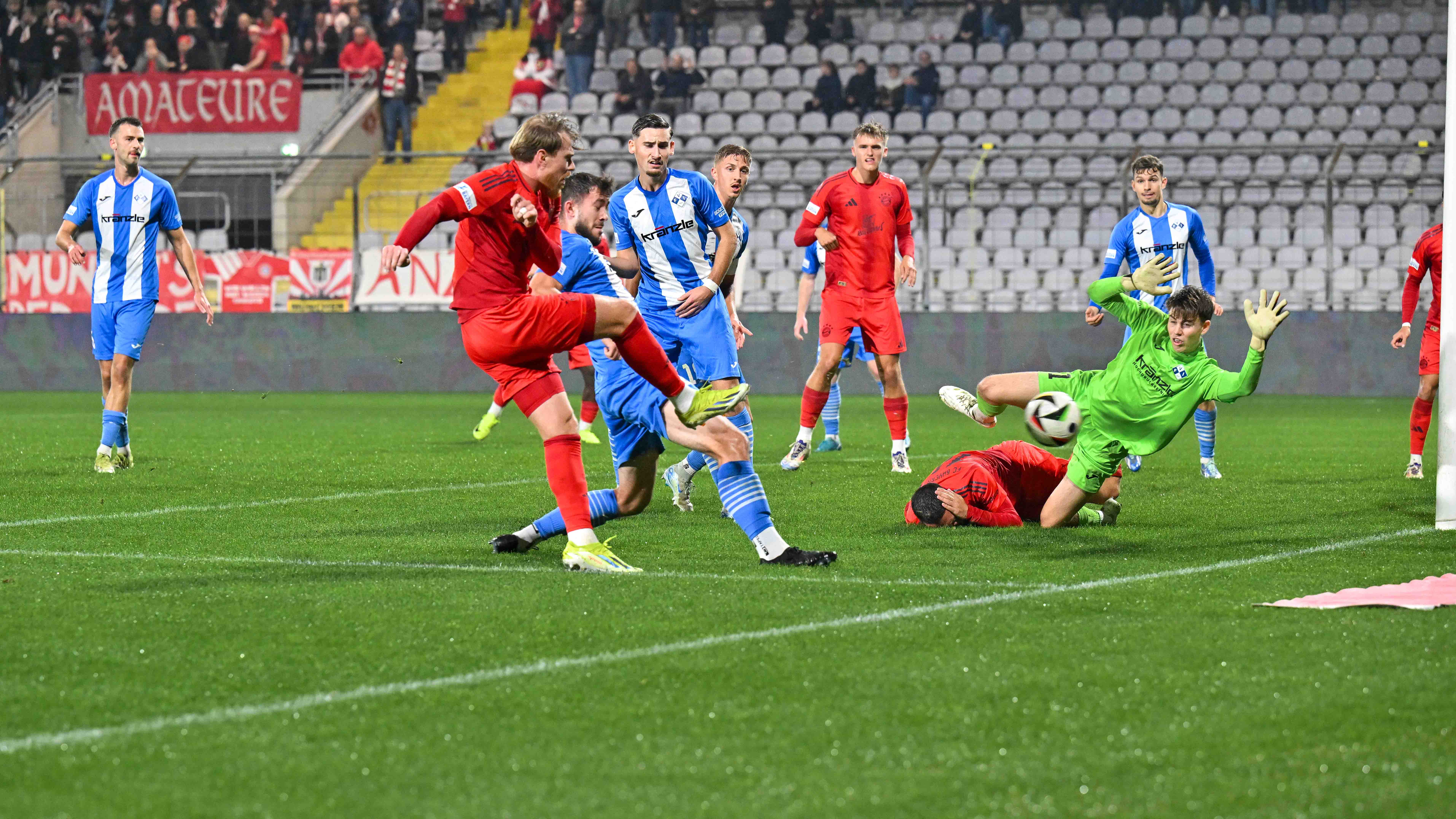 Davide Dell’Erba, im Spiel der FC Bayern Amateure gegen den TSV Buchbach