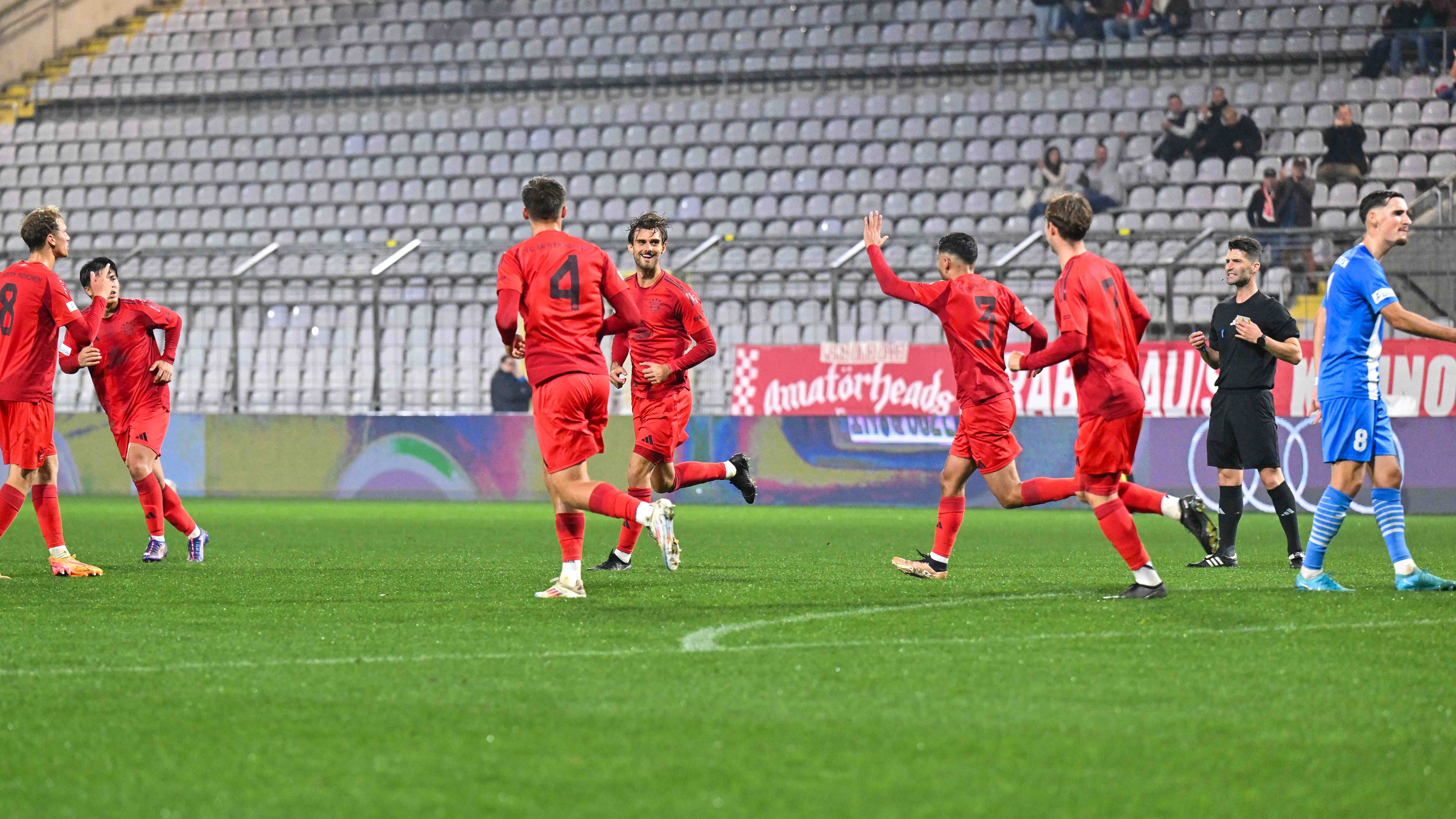 Jubel der FC Bayern Amateure