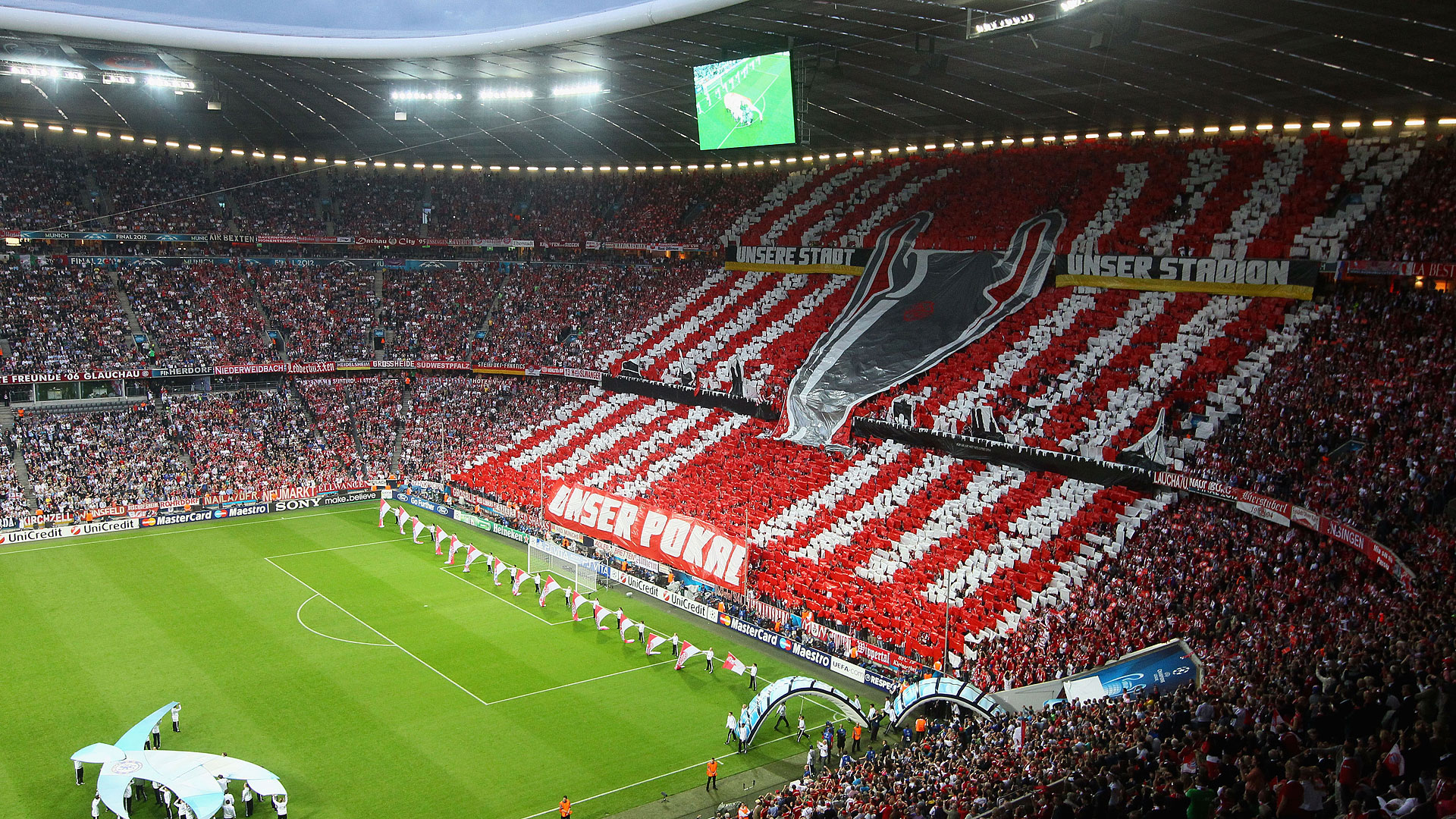 Choreos der FC Bayern-Fans