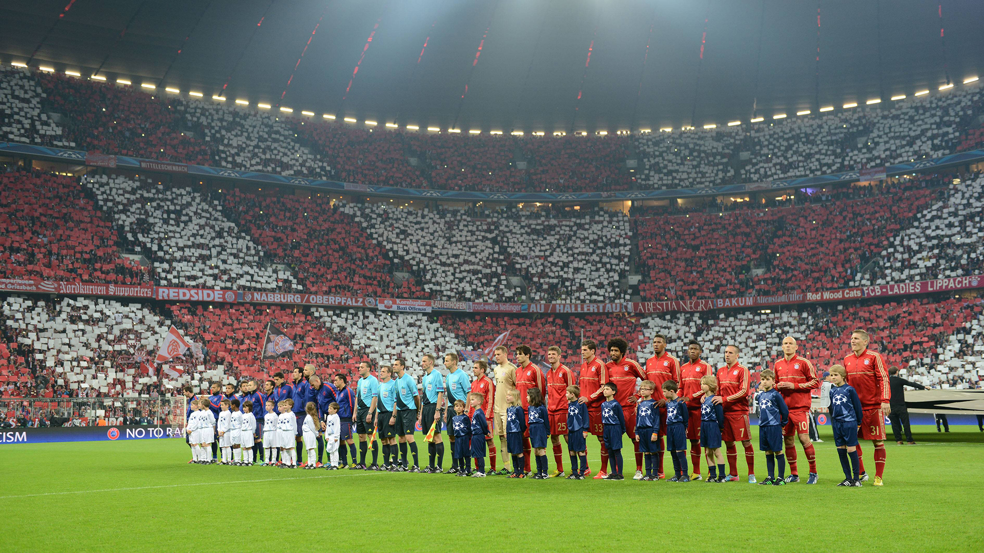 Choreos der FC Bayern-Fans