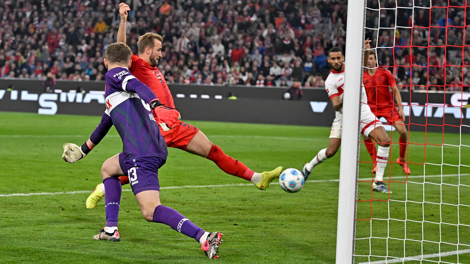 Jugada del partido de Bundesliga entre el FC Bayern y el VfB Stuttgart