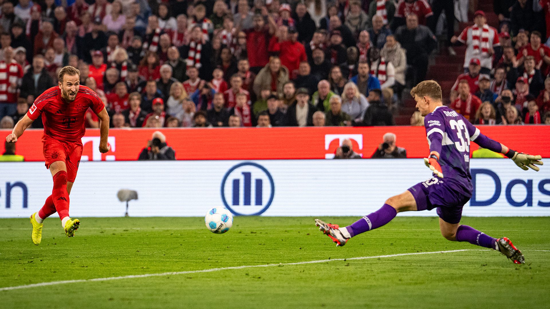 Jugada del partido de Bundesliga entre el FC Bayern y el VfB Stuttgart