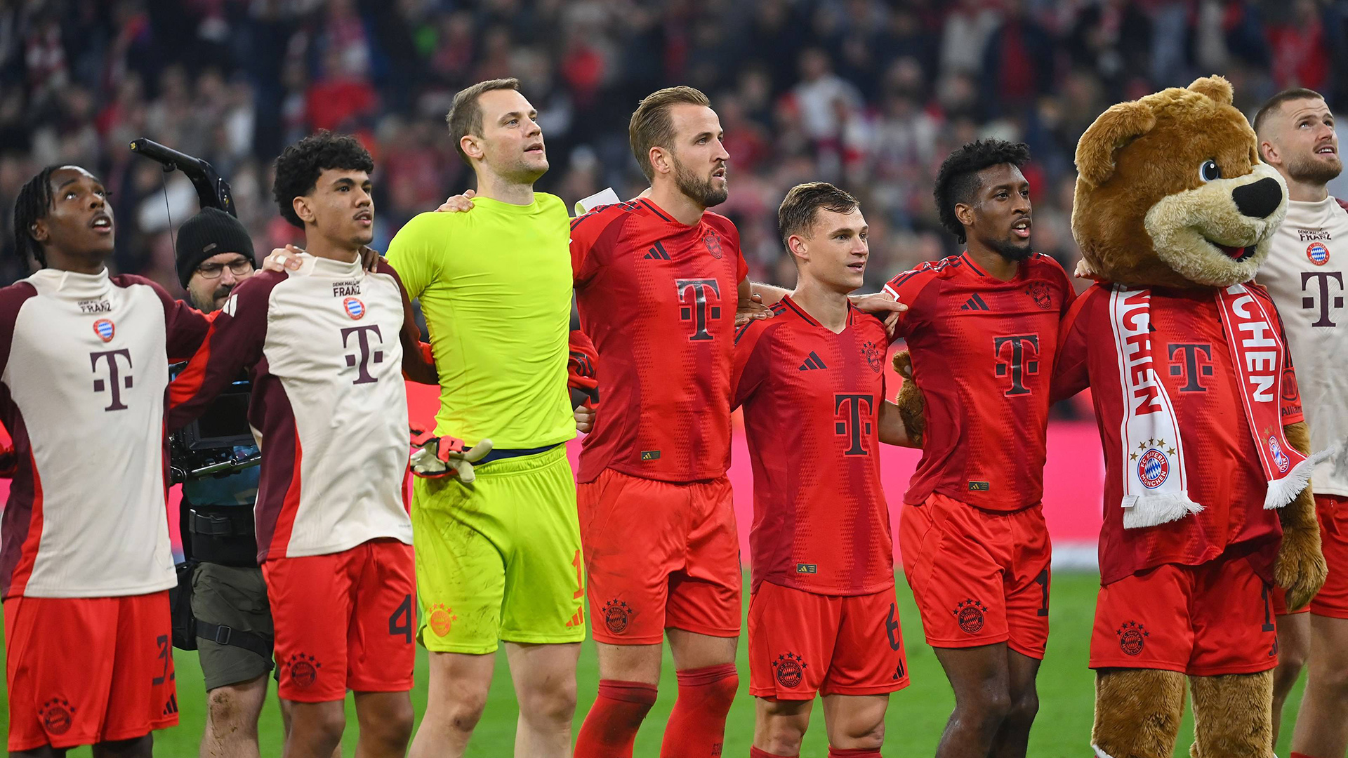 The FC Bayern squad who faced Stuttgart