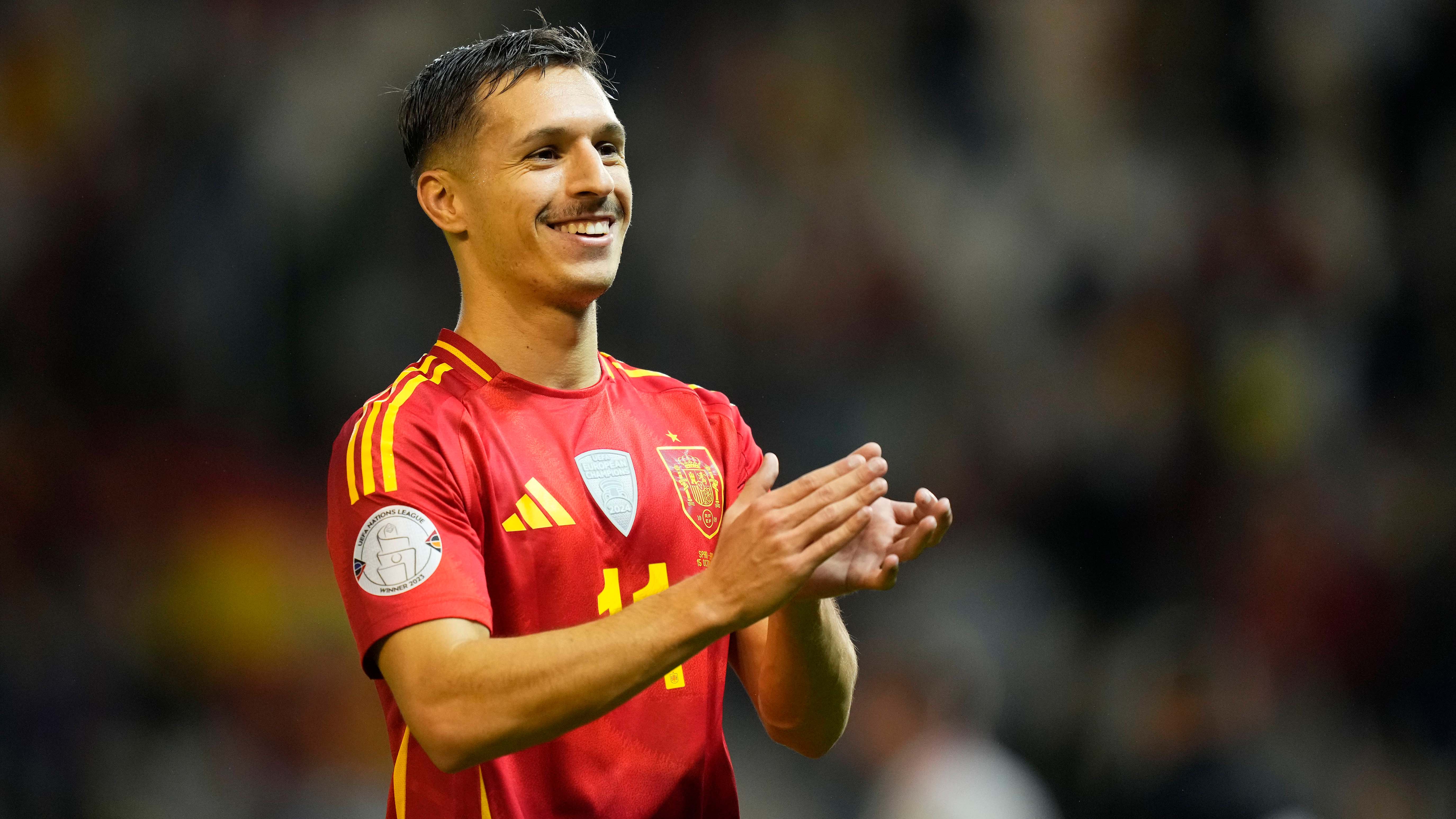 Bryan Zaragoza im Trikot der spanischen Nationalmannschaft