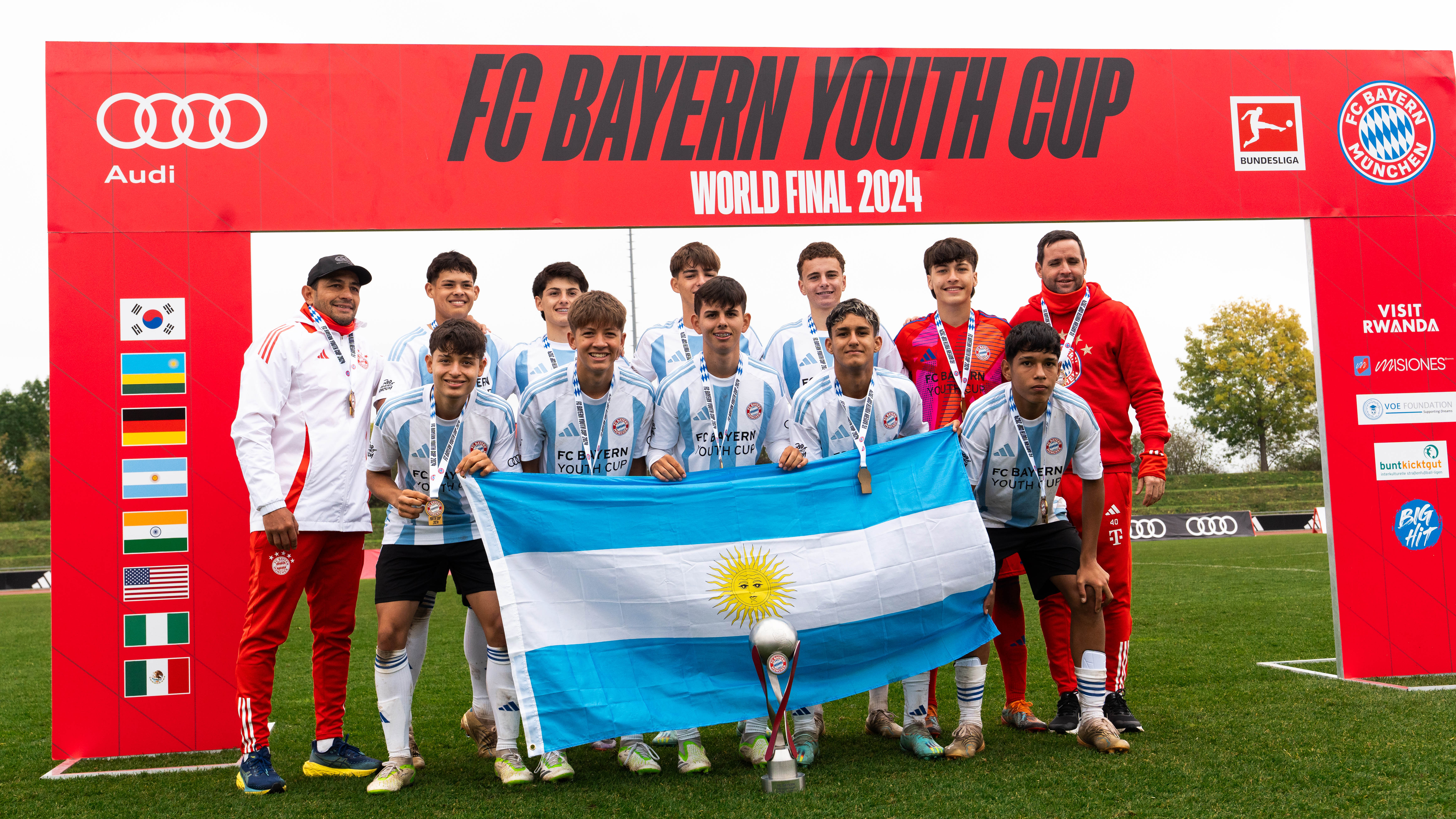 Team Argentina at the FC Bayern Youth Cup