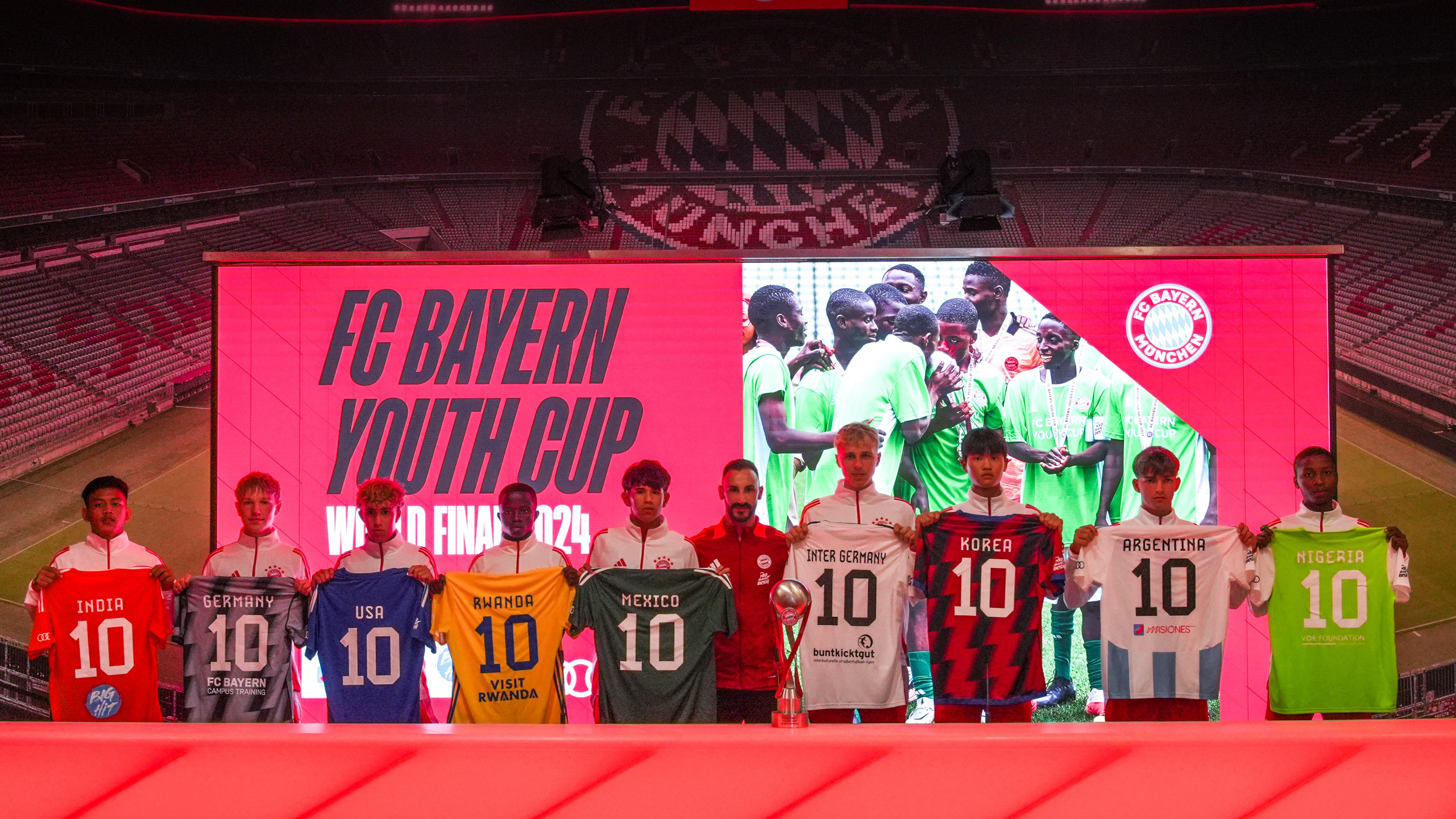 The draw for the World Final took place in the Allianz Arena Press Club with Bayern legend Diego Contento.