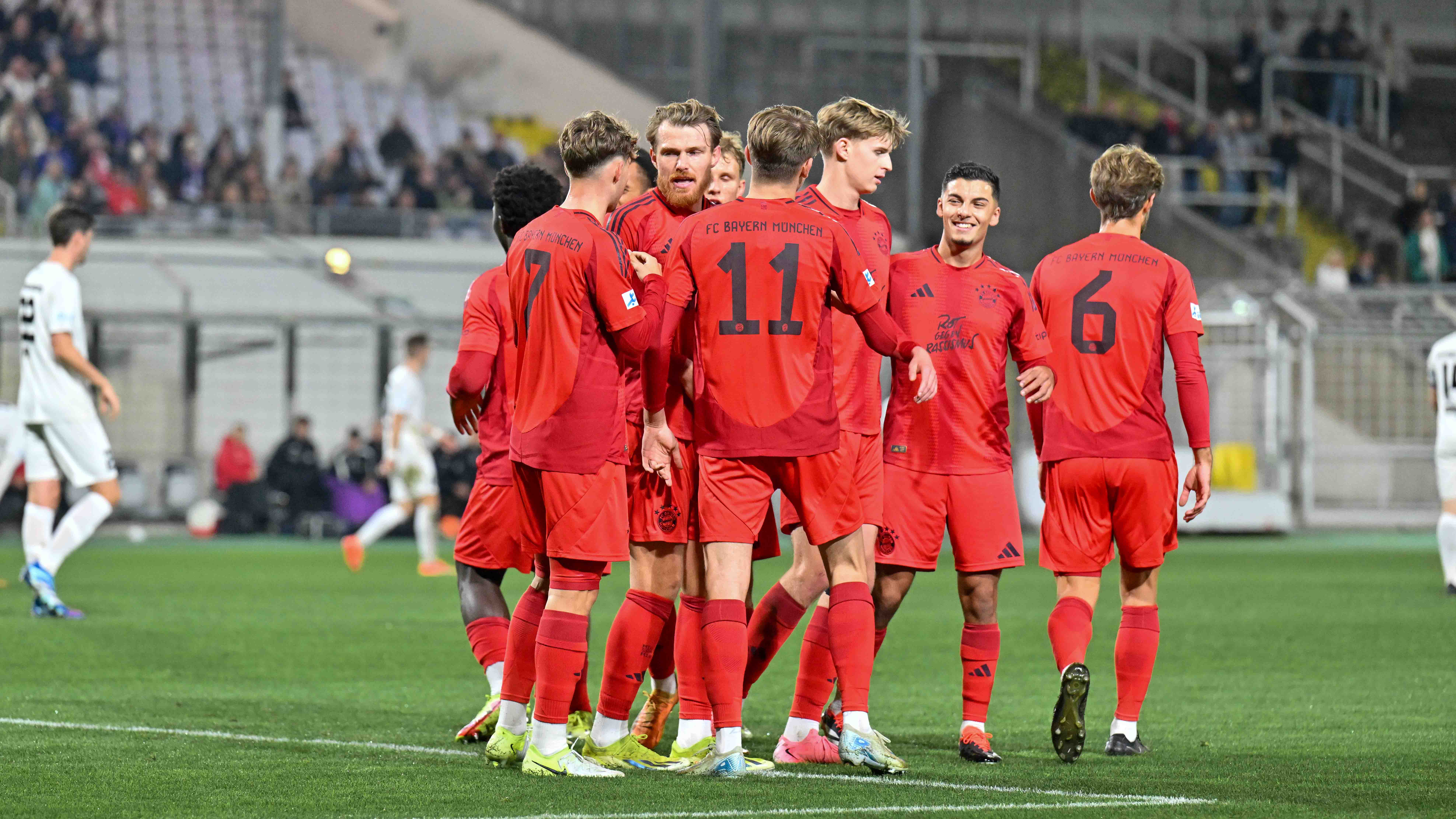 Jubel der FC Bayern Amateure