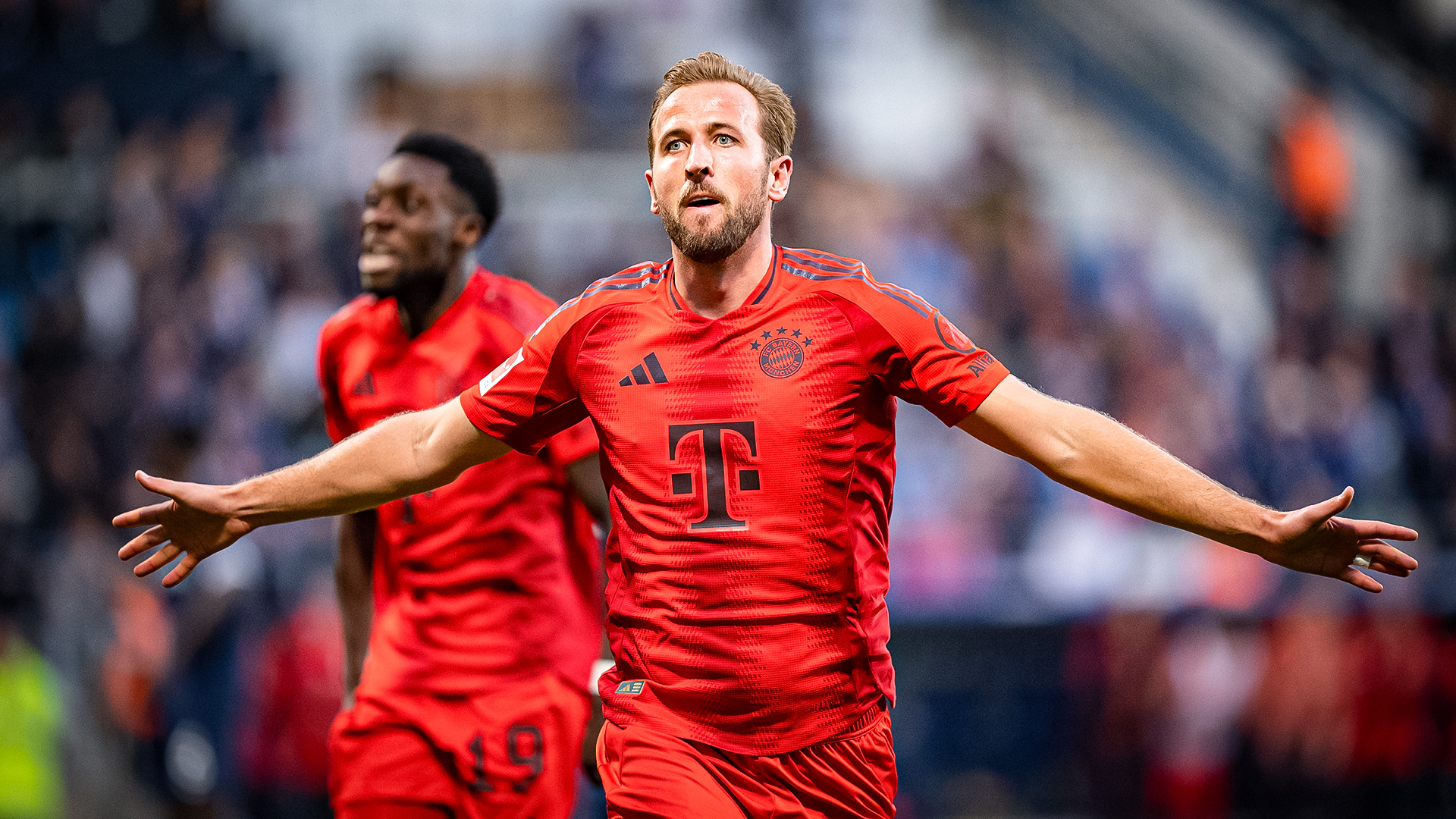 Harry Kane celebra un gol contra el Bochum.