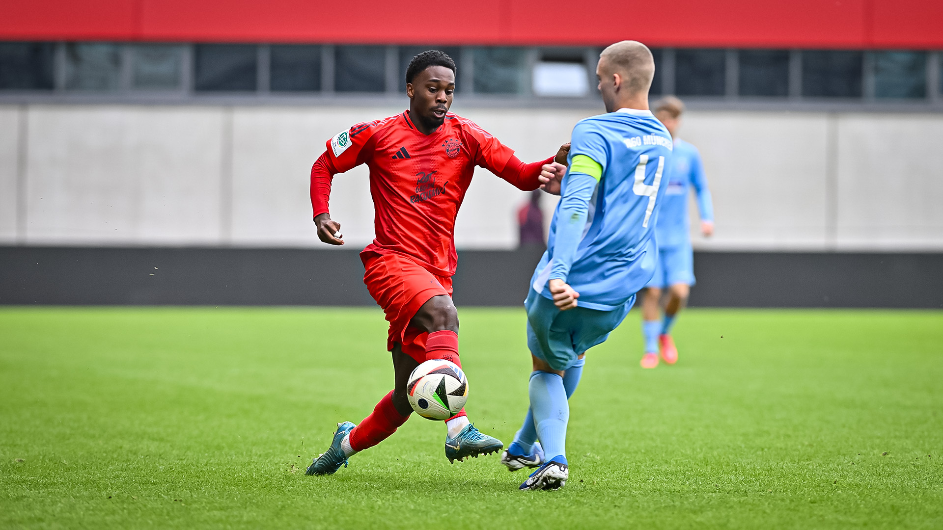 Michael Scott, im Spiel der FC Bayern U19 gegen den TSV 1860 München