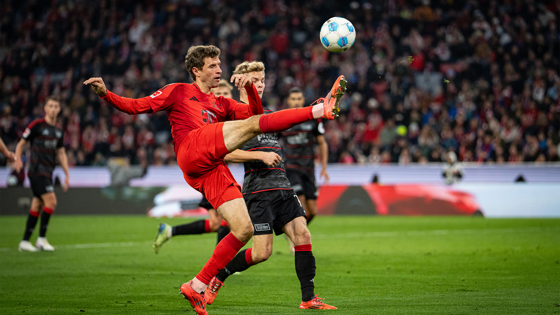 Thomas Müller in FC Bayern’s match against Union Berlin