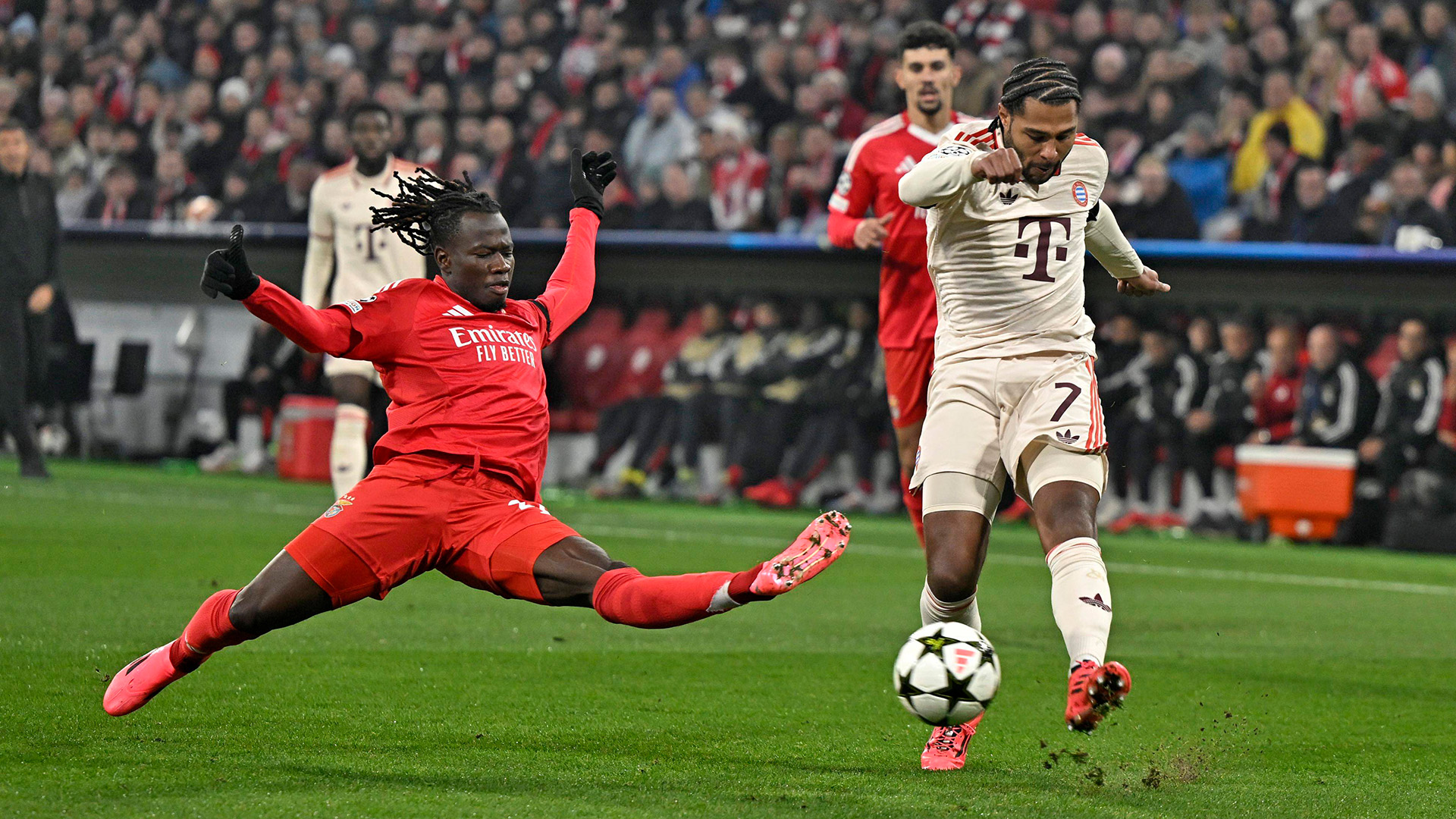 Das Champions League-Spiel zwischen dem FC Bayern und Benfica Lissabon in Bildern