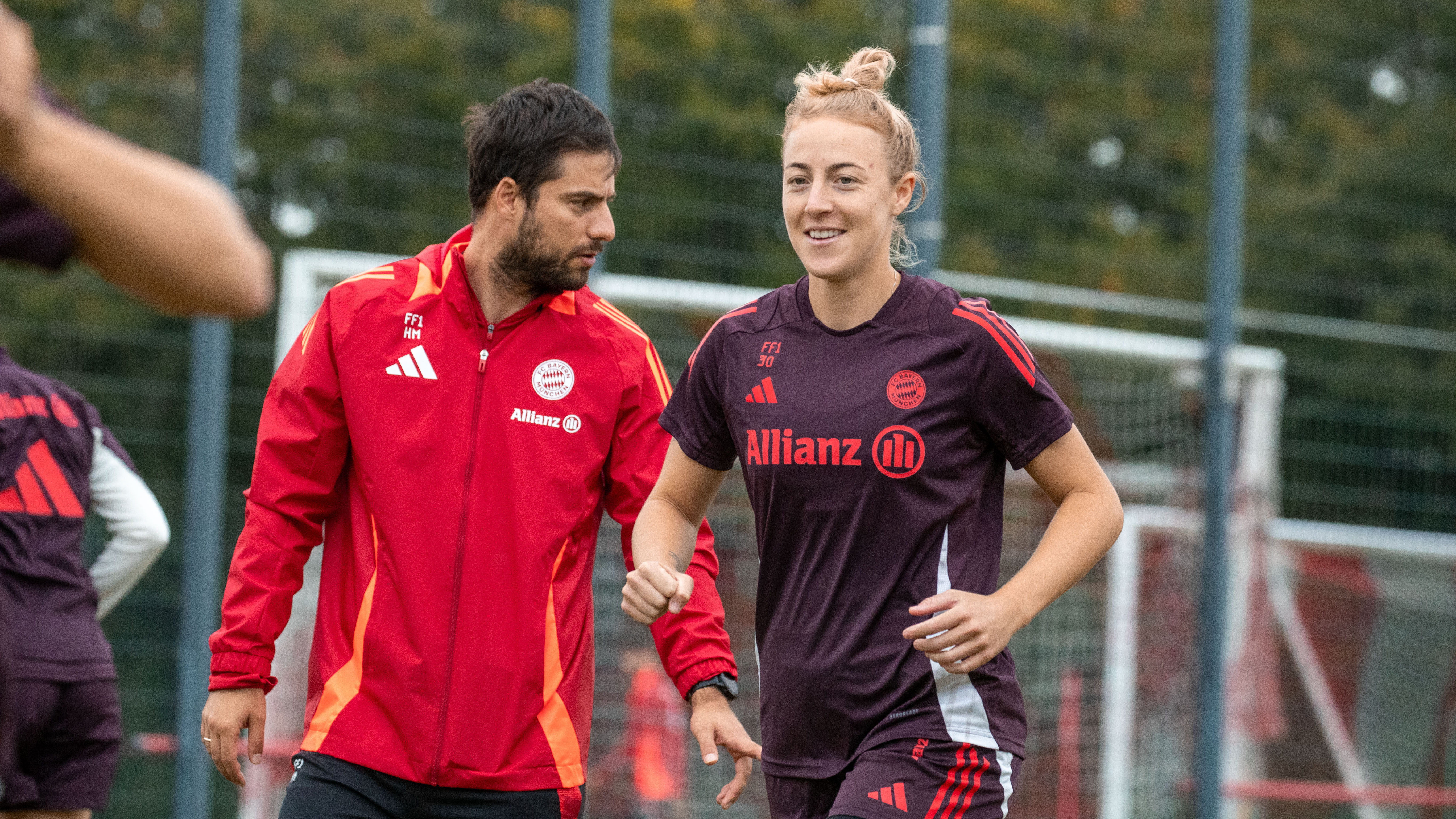 Carolin Simon in Bayern Women training