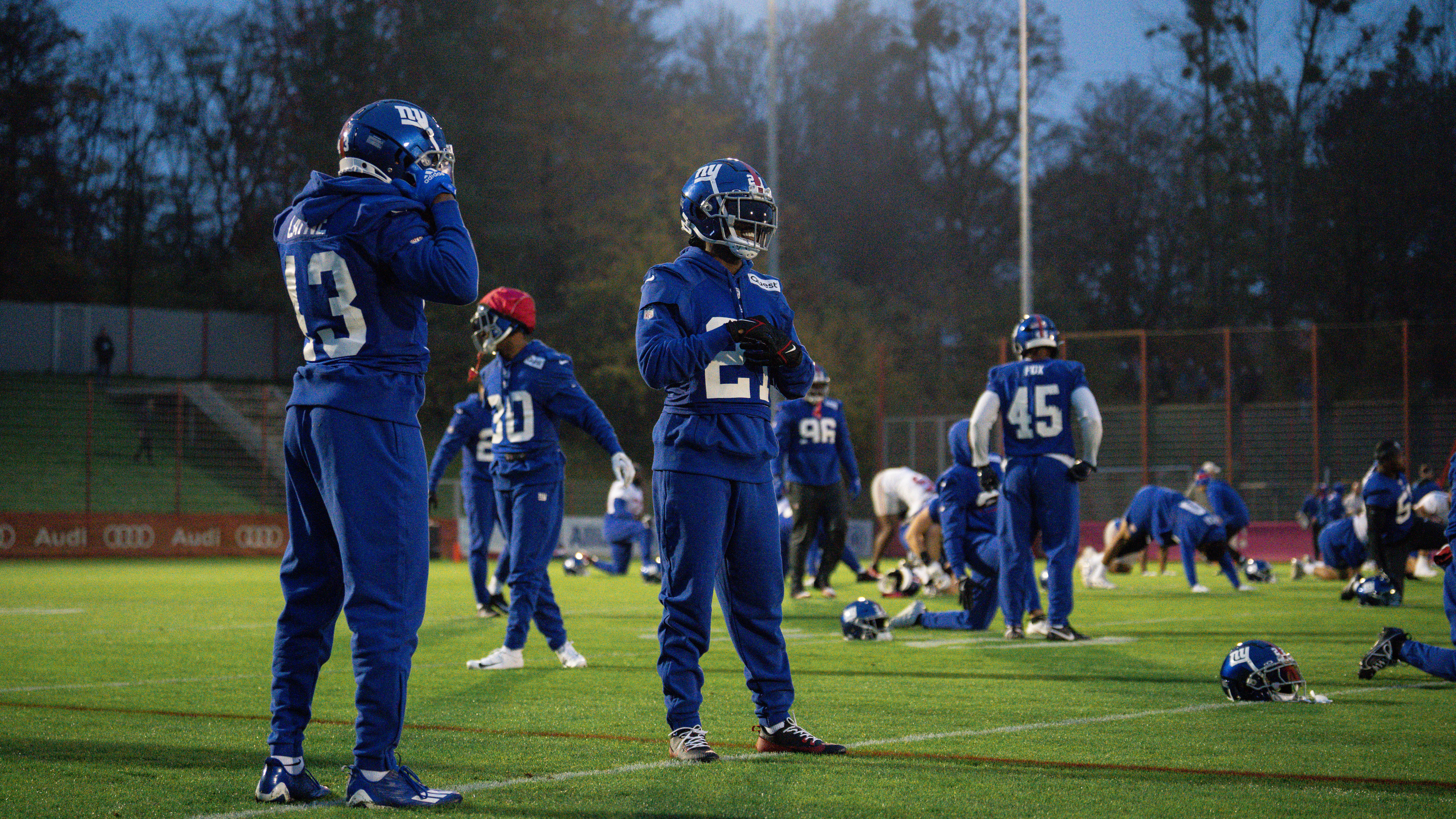 The New York Giants at Säbener Straße