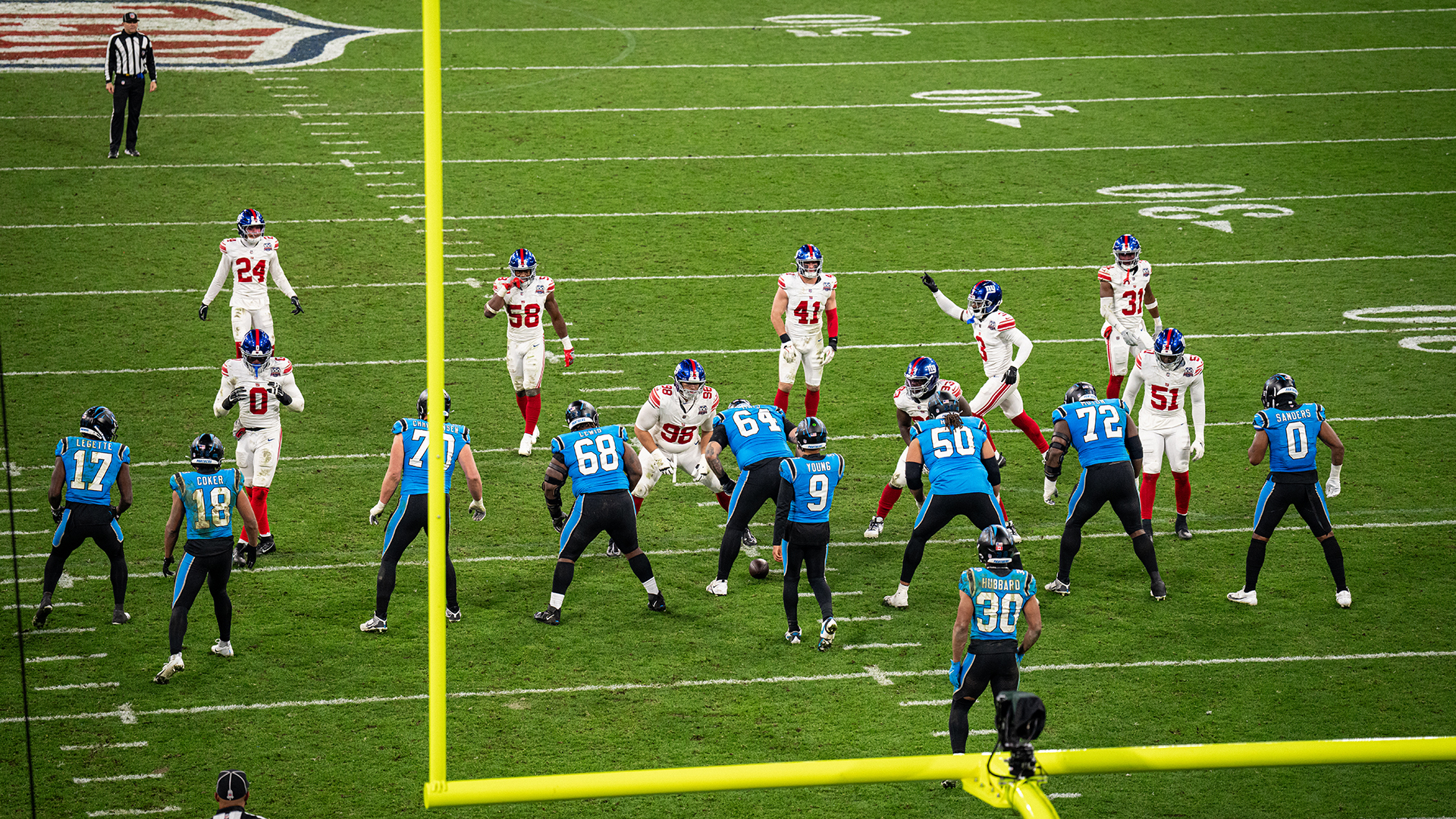 The NFL Munich Game between the New York Giants and the Carolina Panthers at the Allianz Arena