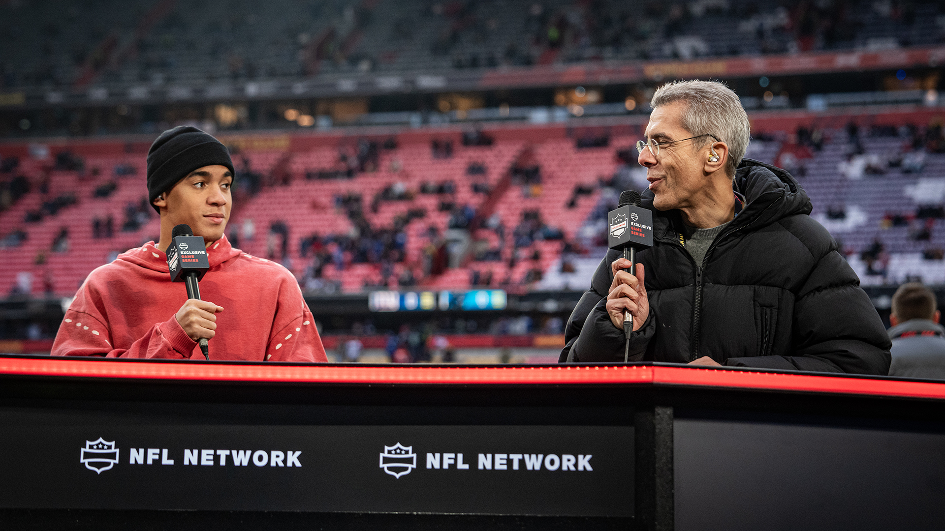 The NFL Munich Game between the New York Giants and the Carolina Panthers at the Allianz Arena