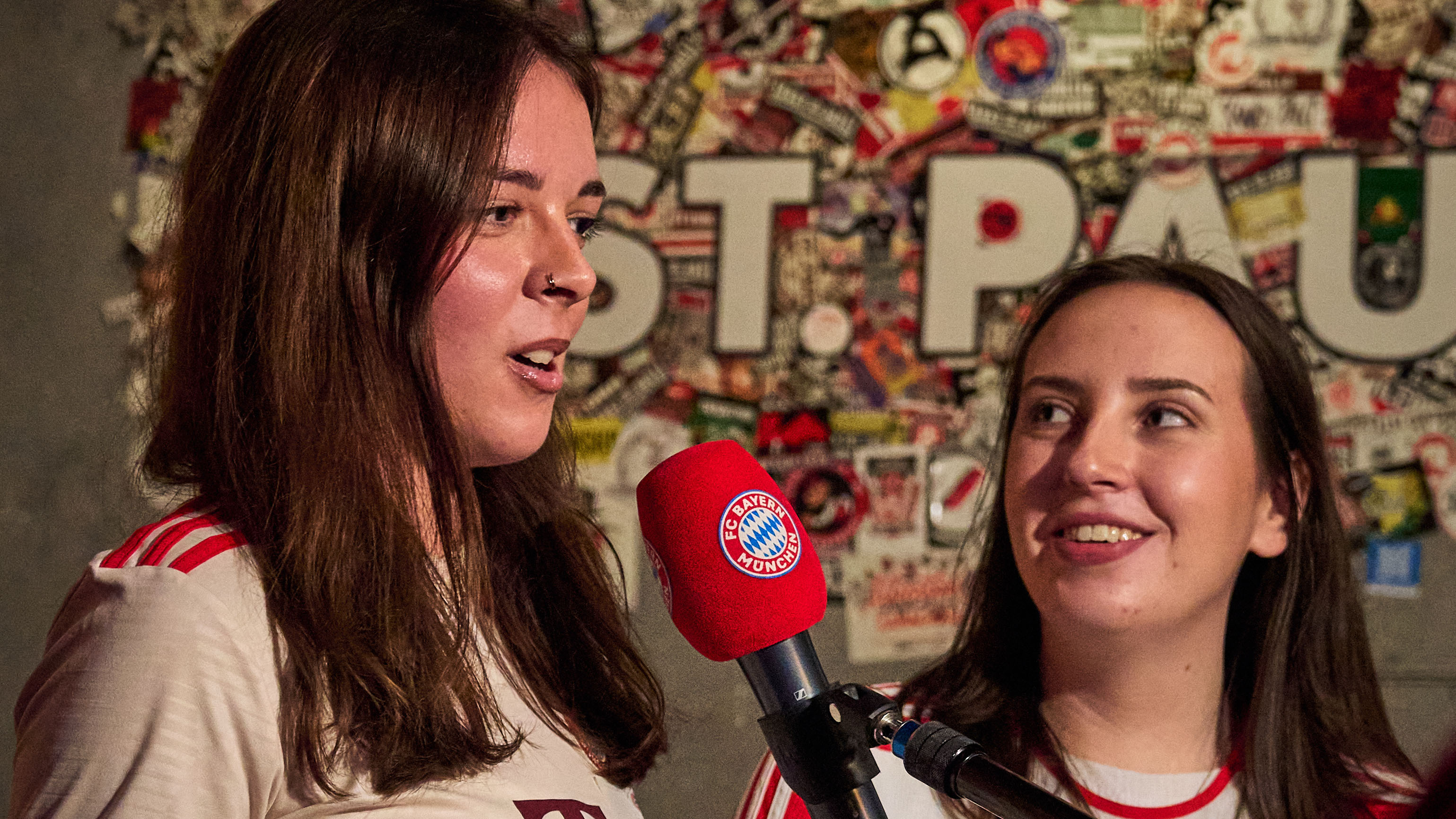 Rosanna Schröder und Vanessa Bunk beim Interview