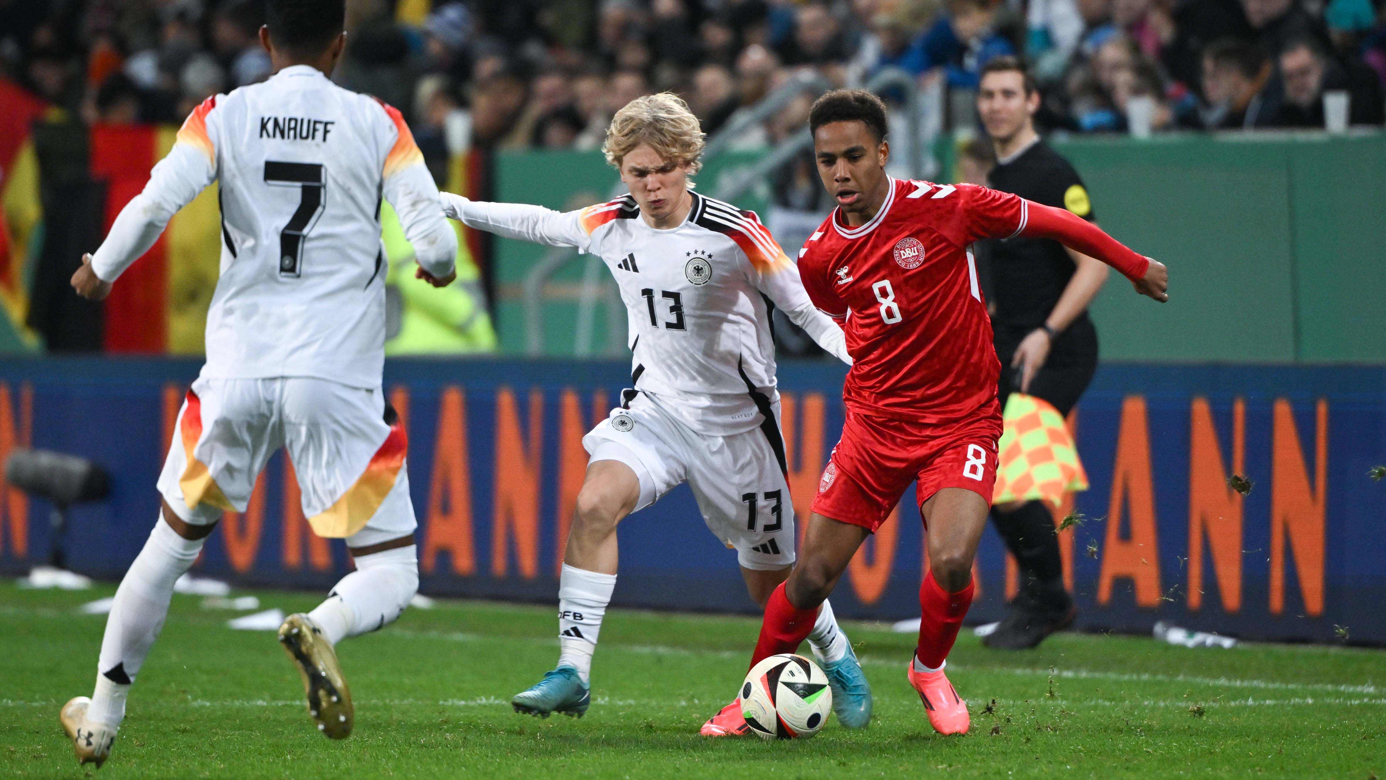 Frans Krätzig im Trikot der deutschen U21-Nationalmannschaft.