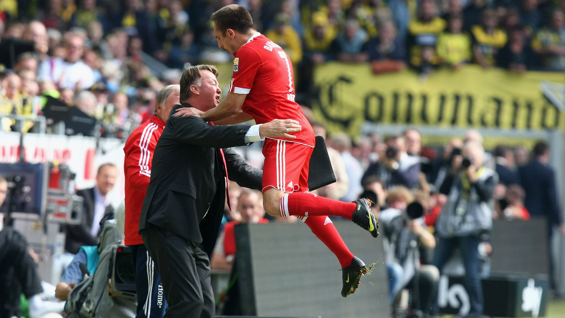 Jubel Ribery van Gaal