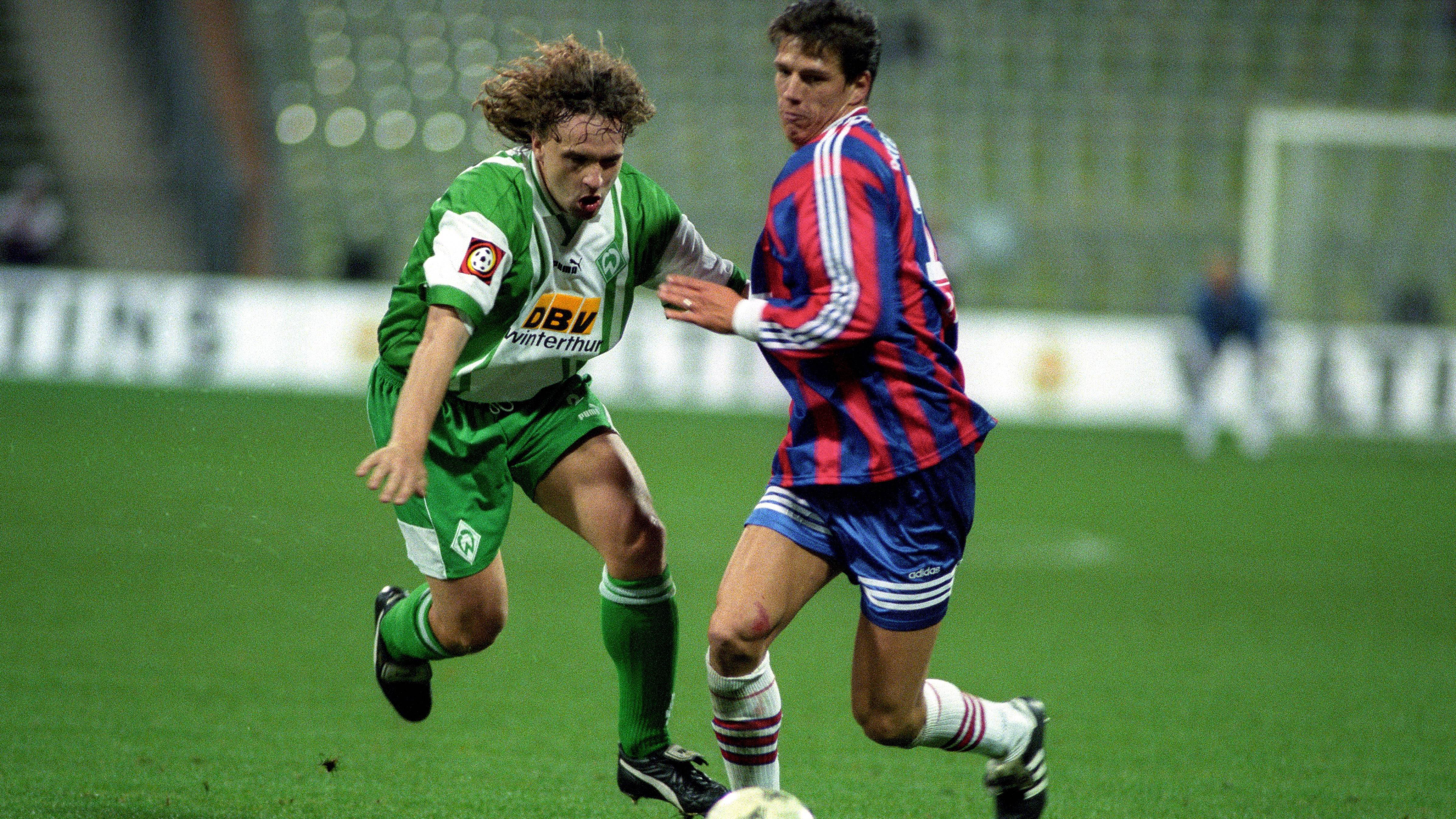 Christian Ziege im Pokalspiel 1996 gegen Werder Bremen