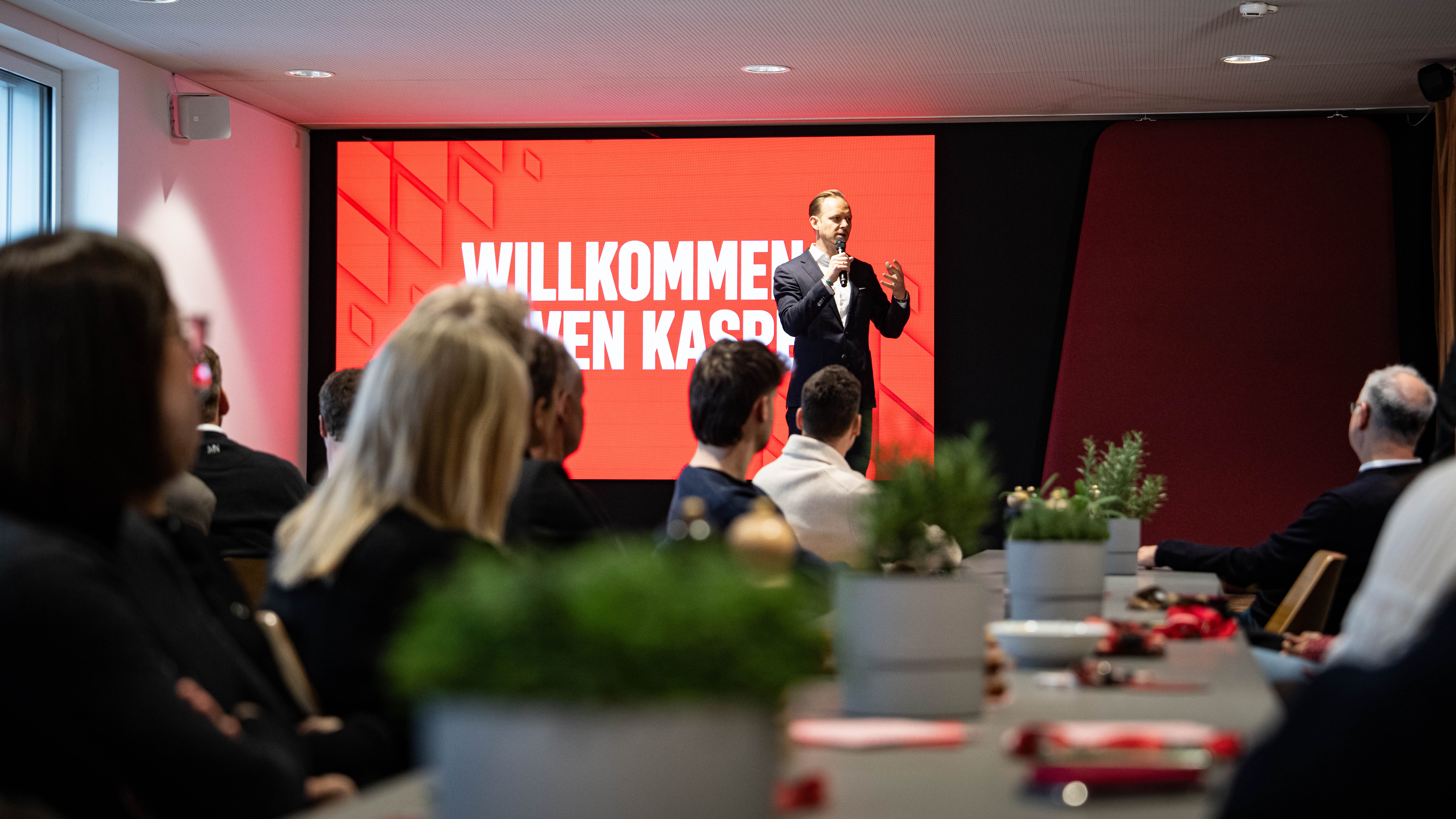 Weißwurst breakfast to mark Rouven Kasper's arrival