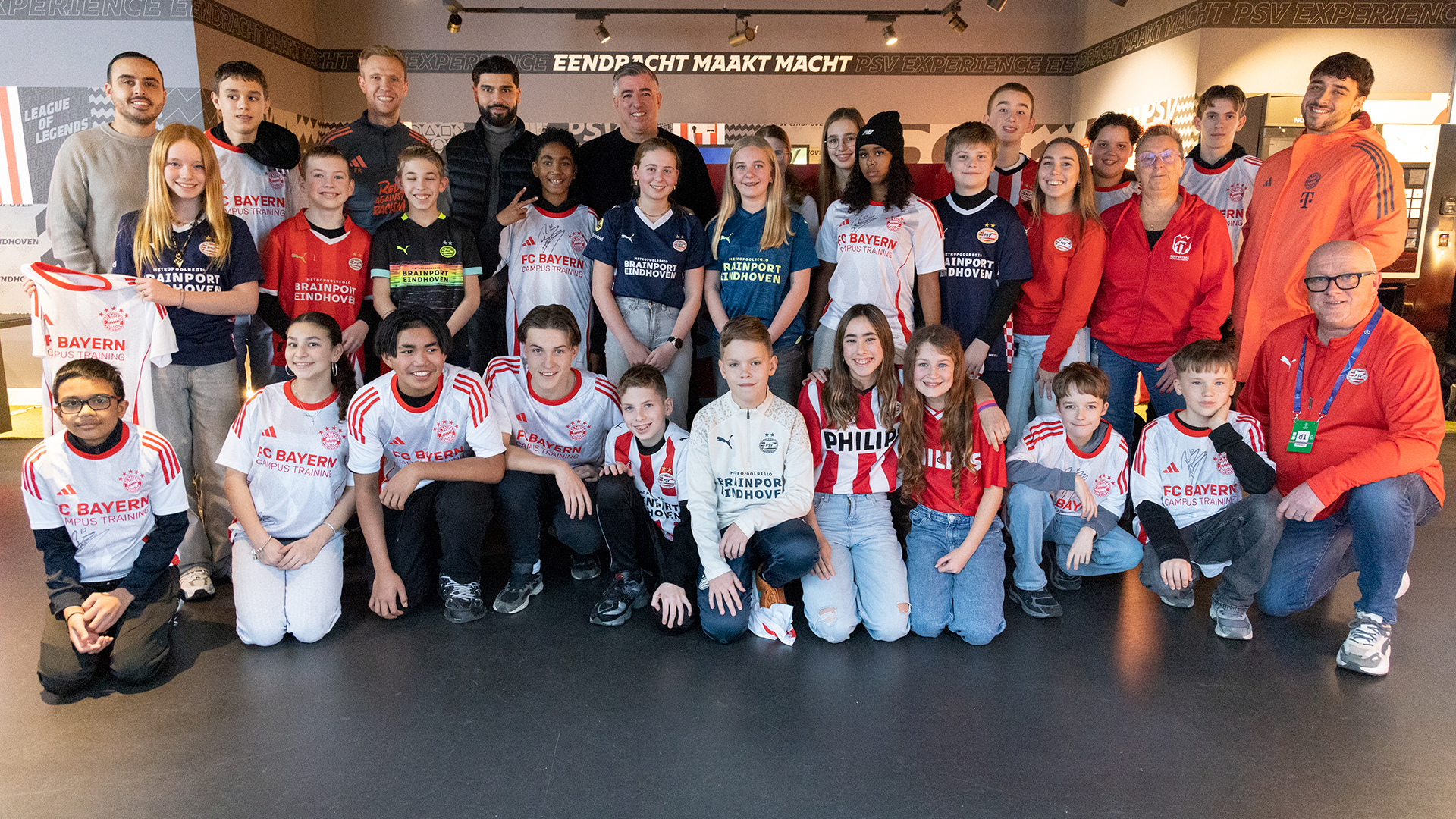 Bayern and PSV inspiring off the pitch