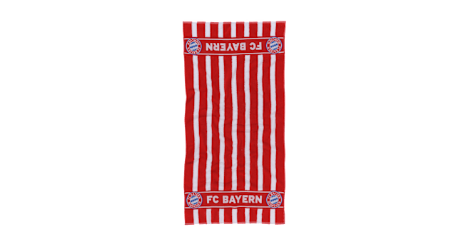 Towel Large 140cm X 70cm Official Fc Bayern Munich Store