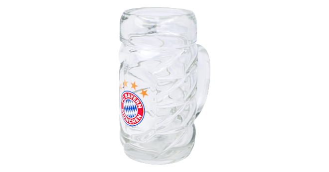 FC Bayern München Halbe-Maßkrug 0,5L FC Bayern München Halbe-Maßkrug 0,5L