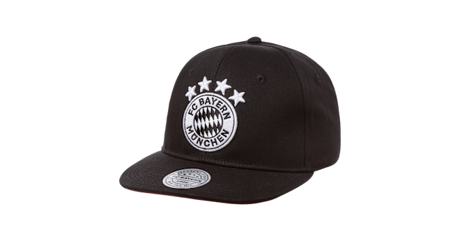 Fc Bayern Munchen Snapback Cap Emblem Schwarz Weiss
