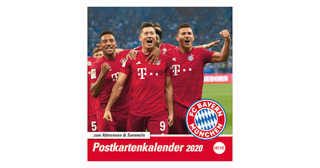 Postcards Calendar 2020 Official Fc Bayern Munich Store