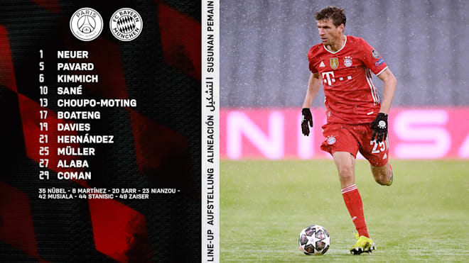 Champions League Finale 2020 Aufstellung : Final Champions ...